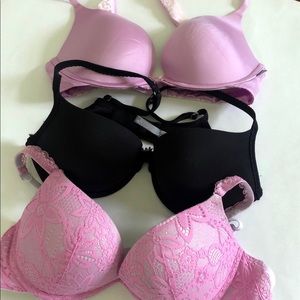 Aerie bras bundle of three. 32C